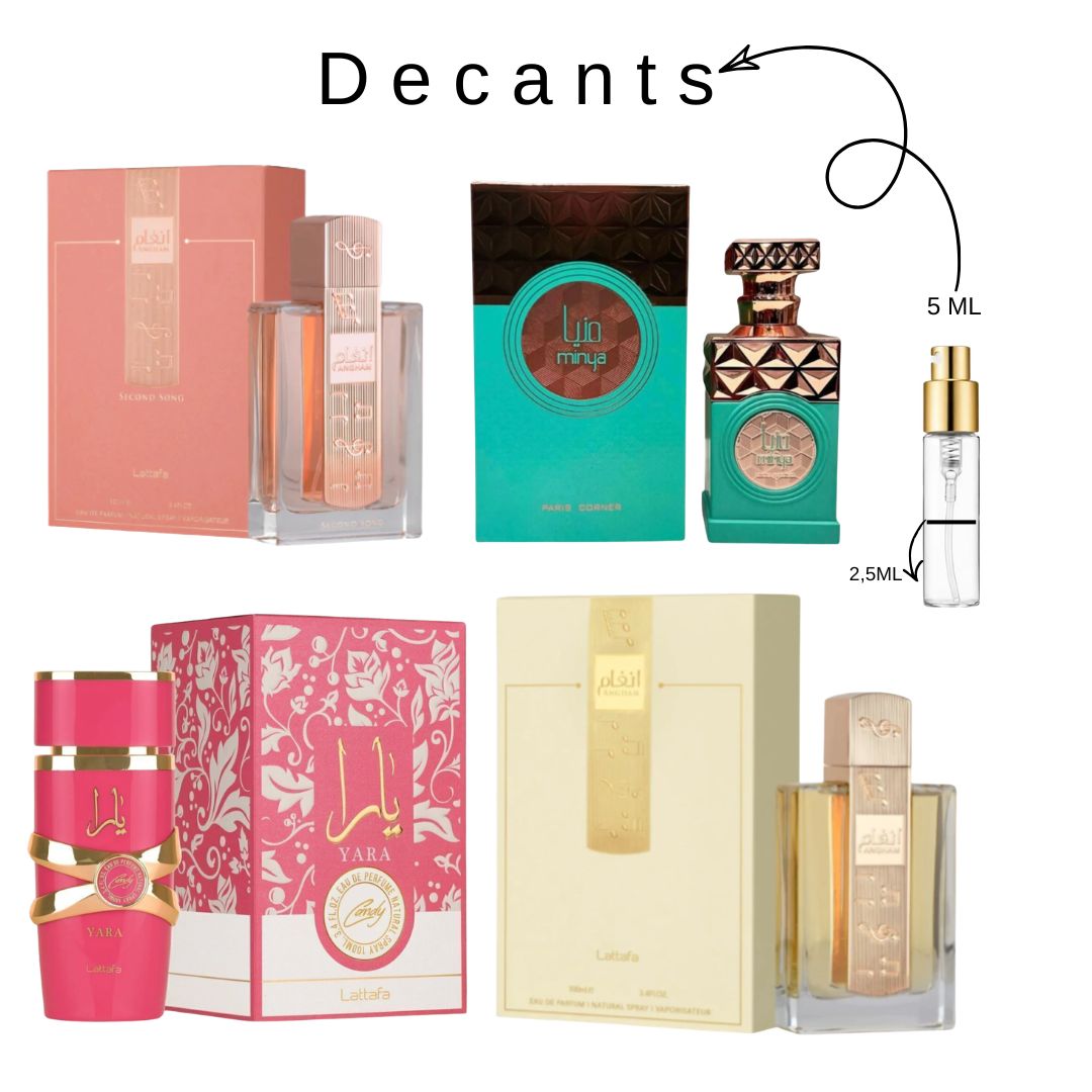Combo 4| 4 DECANTS- Versátiles Femeninos Arabes 2, 5 Ml